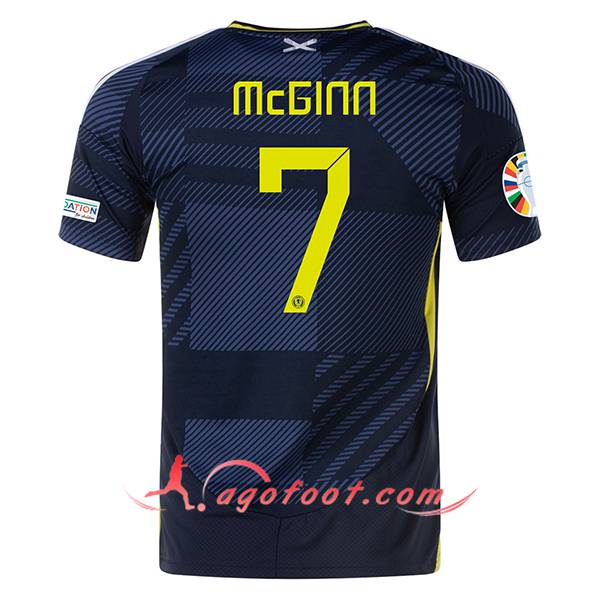 Maillot Equipe Foot Écosse (McGINN #7) 2024/2025 Domicile