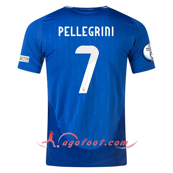 Maillot Equipe Foot Italie (PELLEGRINI #7) 2024/2025 Domicile