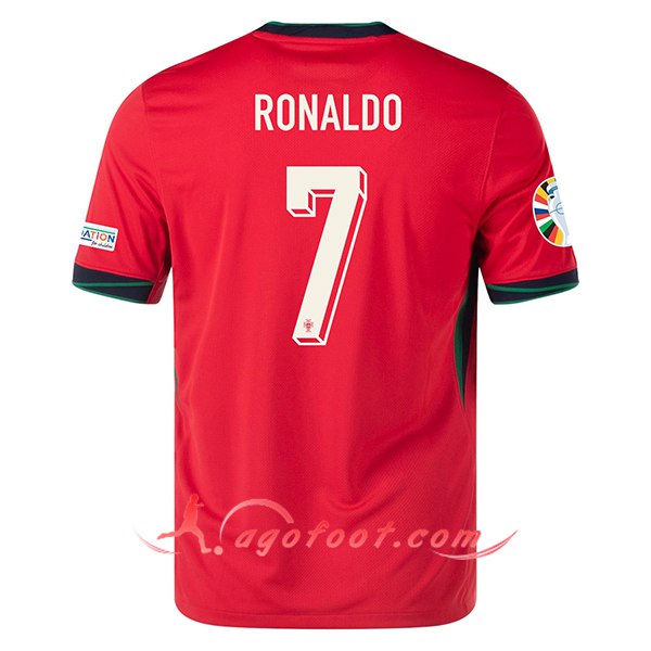 Maillot Equipe Foot Portugal (RONALDO #7) 2024/2025 Domicile
