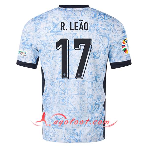 Maillot Equipe Foot Portugal (R. LEAO #17) 2024/2025 Exterieur