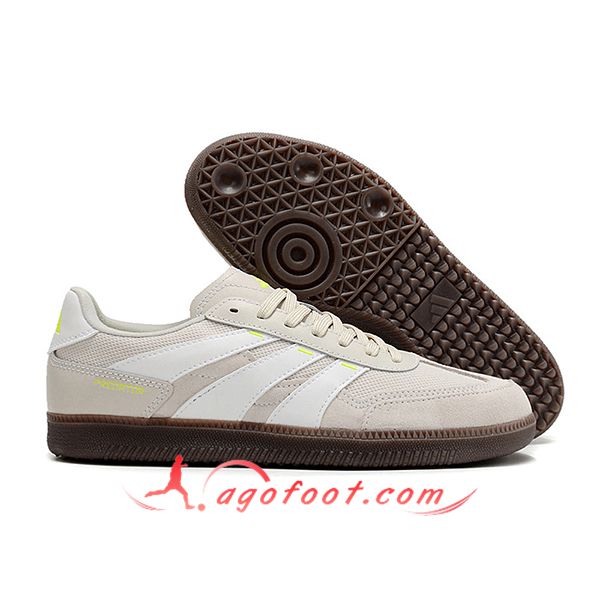 Adidas Chaussures de Foot PREDATOR 24 LEAGUE LOW BOOTS Blanc/Gris