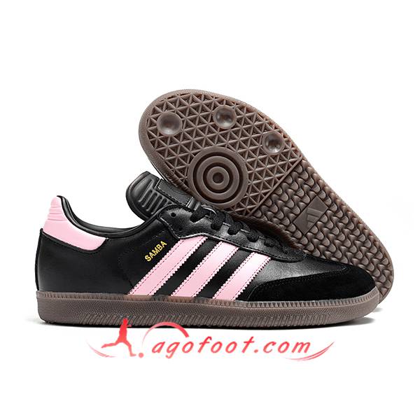 Adidas Chaussures de Foot SAMBA MESSI INDOOR BOOTS Noir/Rose