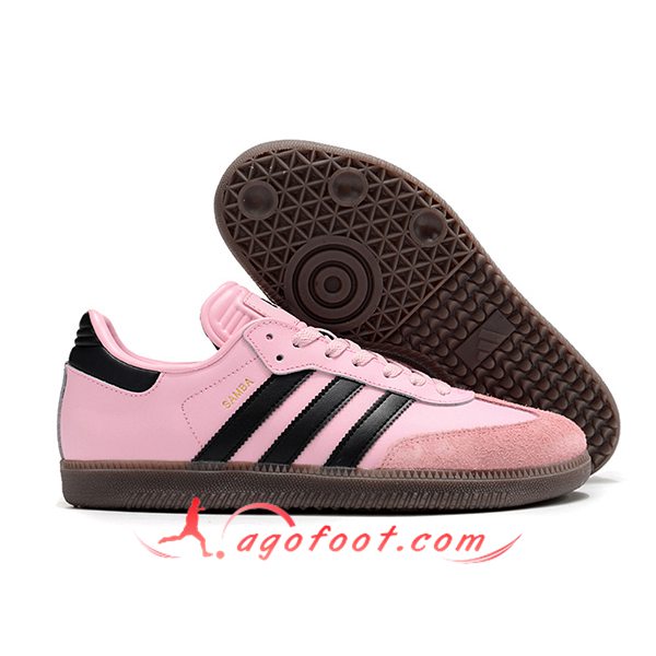 Adidas Chaussures de Foot SAMBA MESSI INDOOR BOOTS Rose/Noir