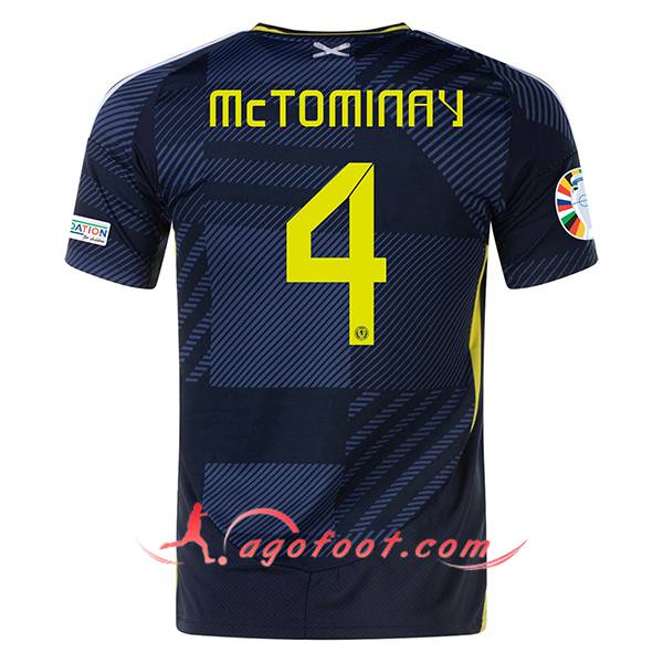 Maillot de Foot Écosse (McTOMINAY #4) UEFA Euro 2024 Domicile
