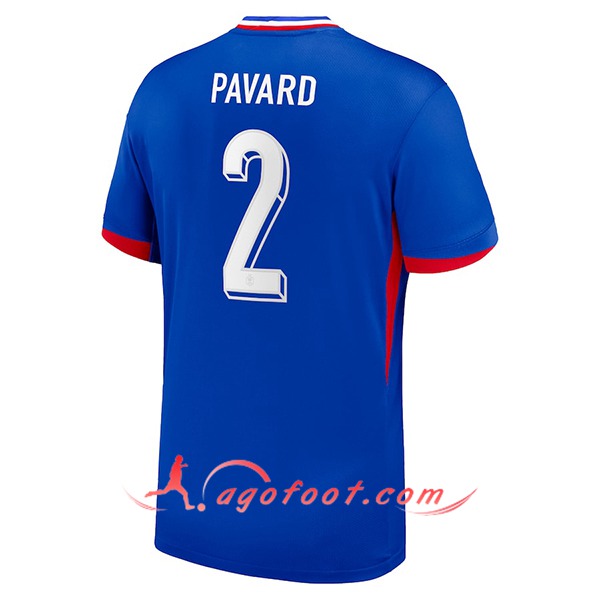 Maillot de Foot france (PAVARD #2) UEFA Euro 2024 Domicile