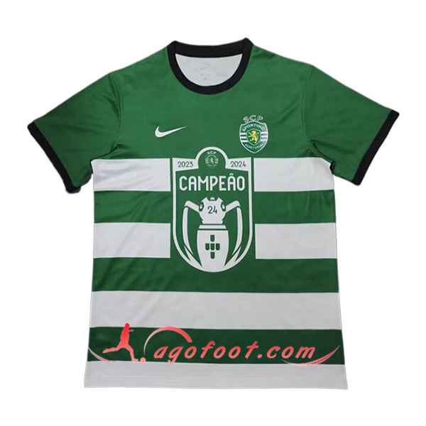 Maillot de Foot Sporting Portugal Special Champion Vert 2024/2025