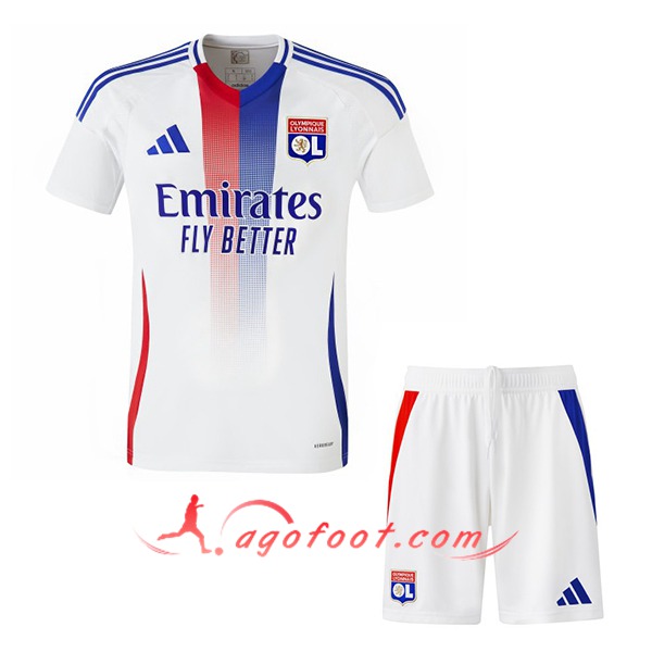 Nouveau Maillot de Foot Lyon Enfant Domicile 2024/2025