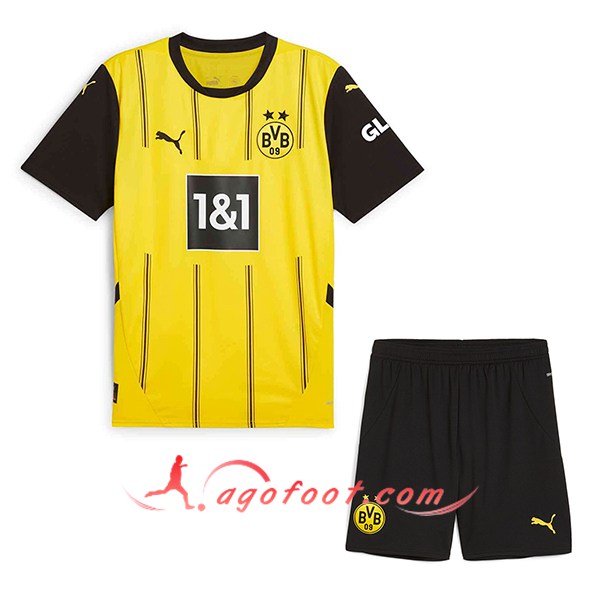Nouveau Maillot de Foot Dortmund Enfant Domicile 2024/2025