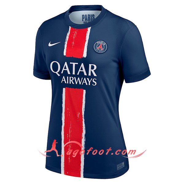 Nouveau Maillot de Foot PSG Femme Domicile 2024/2025