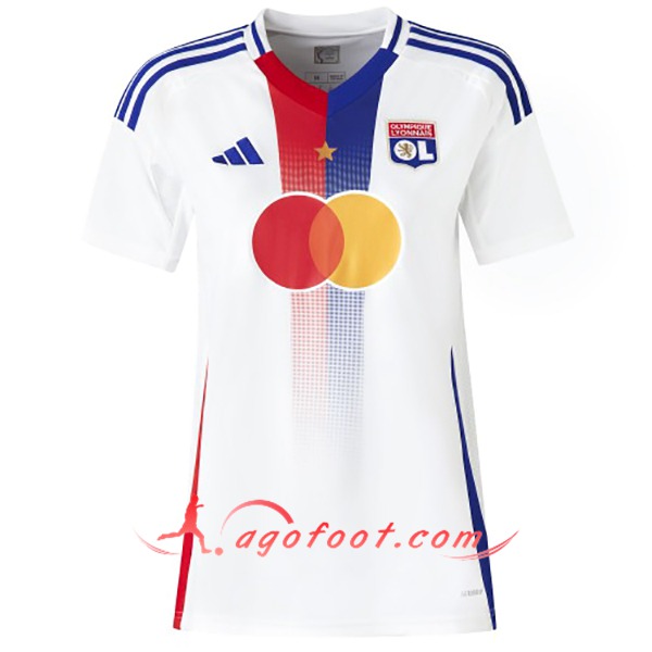 Nouveau Maillot de Foot Lyon Femme Domicile 2024/2025