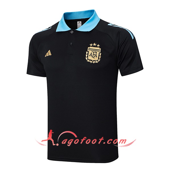 Polo Foot Argentina Noir/Bleu 2024/2025