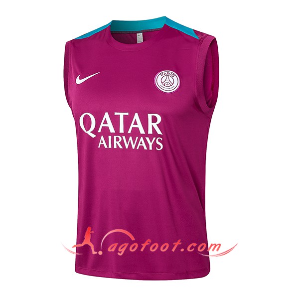 Training Debardeur PSG Pourpre 2024/2025