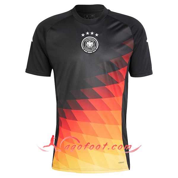 Training T-Shirts Allemagne Noir/Orange 2024/2025