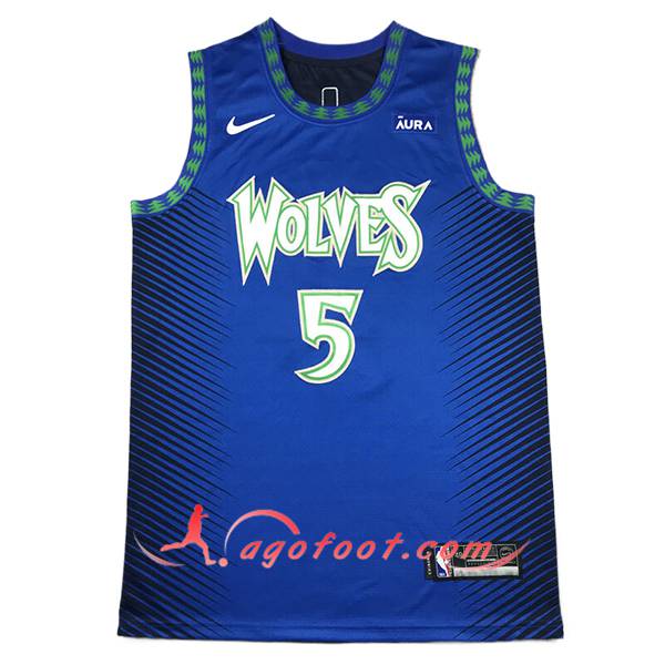 Maillot Minnesota Timberwolves (EDWARDS #5) 2024/25 Bleu/Noir/Vert