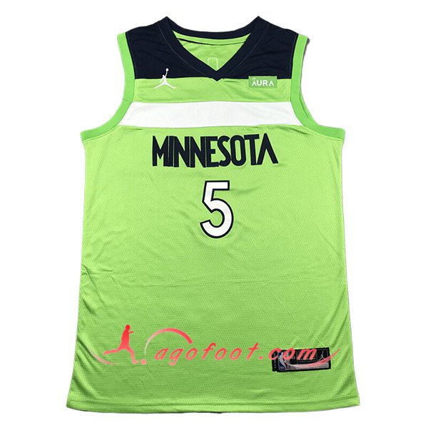Maillot Minnesota Timberwolves (EDWARDS #5) 2024/25 Vert/Noir