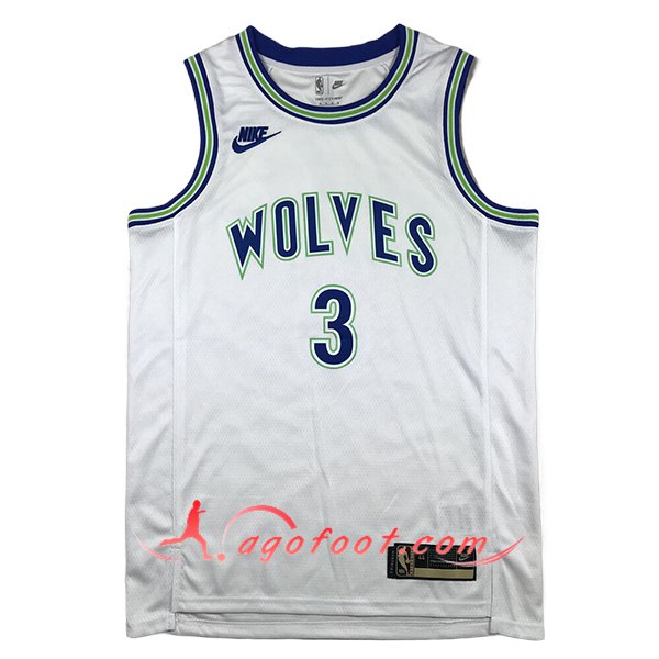 Maillot Minnesota Timberwolves (McDANIELS #3) 2024/25 Blanc/Bleu/Vert