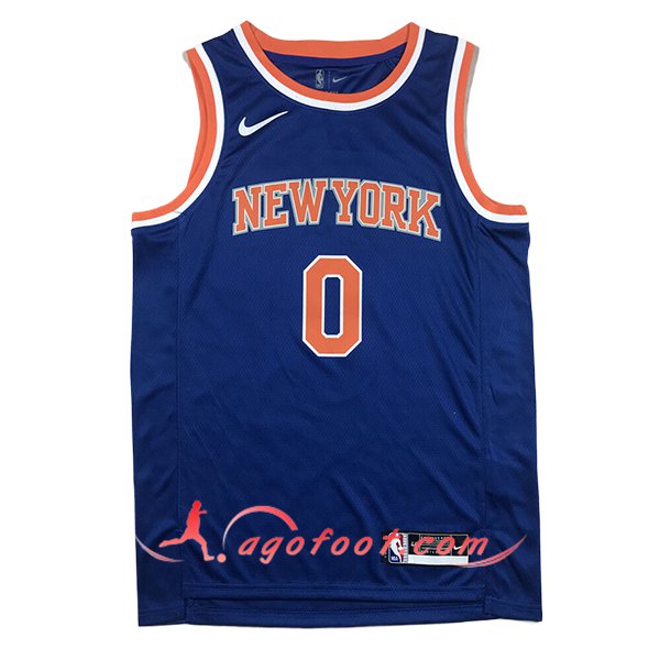 Maillot New York Knicks (DIVINCENZO #0) 2024/25 Bleu/Orange