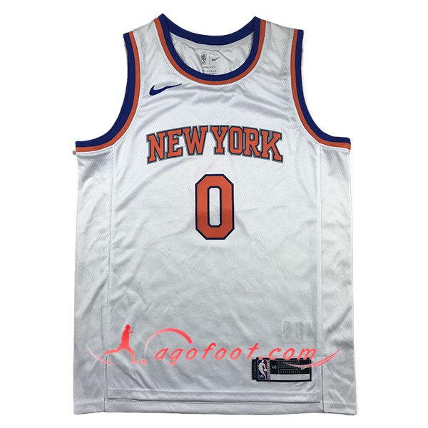 Maillot New York Knicks (DIVINCENZO #0) 2024/25 Blanc/Orange