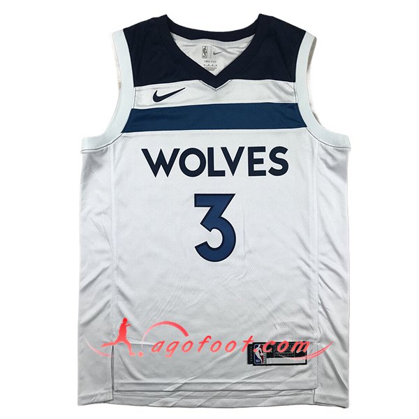Maillot Minnesota Timberwolves (McDANIELS #3) 2024/25 Blanc/Bleu -02