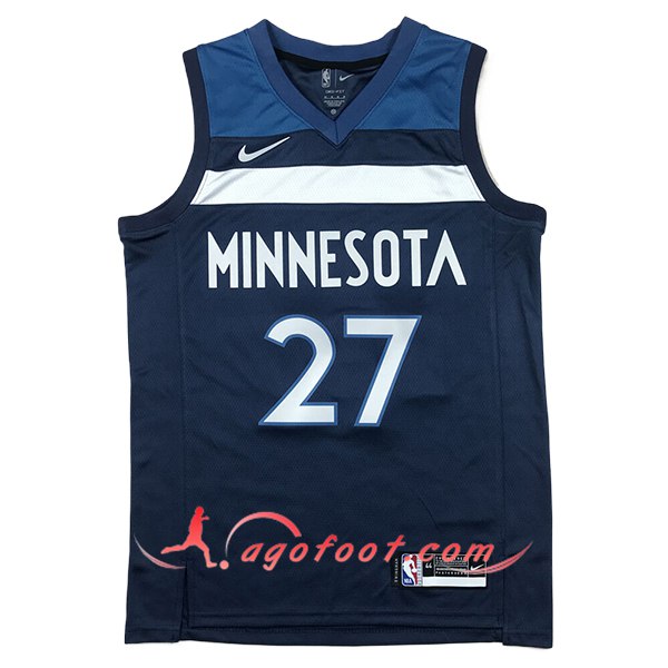 Maillot Minnesota Timberwolves (GOBERT #27) 2024/25 Bleu/Blanc