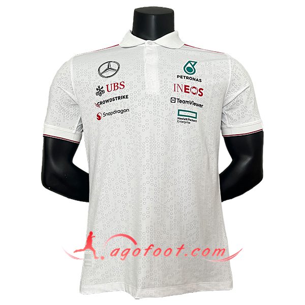 Polo F1 Mercedes Benz Team Blanc/Gris 2024