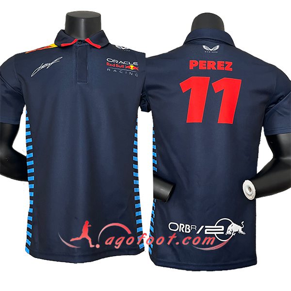 Polo F1 RedBull Racing Team (PEREZ #11) Bleu Foncé 2024