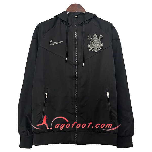Coupe-Vent Corinthians Noir 2024/2025