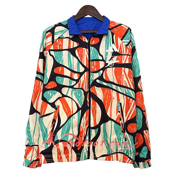 Coupe-Vent Arsenal Orange/Vert/Noir/Bleu 2024/2025