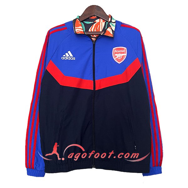 Coupe-Vent Arsenal Noir/Bleu/Rouge 2024/2025