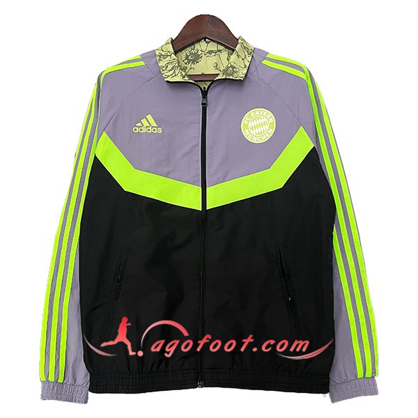 Coupe-Vent Bayern Munich Noir/Gris/Vert 2024/2025