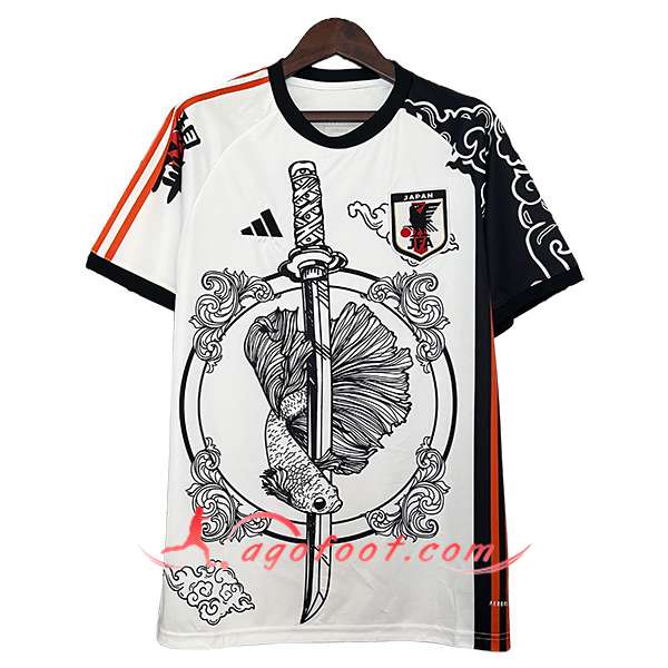 Maillot Equipe Foot Japon Special Edition Blanc/Noir 2024/2025