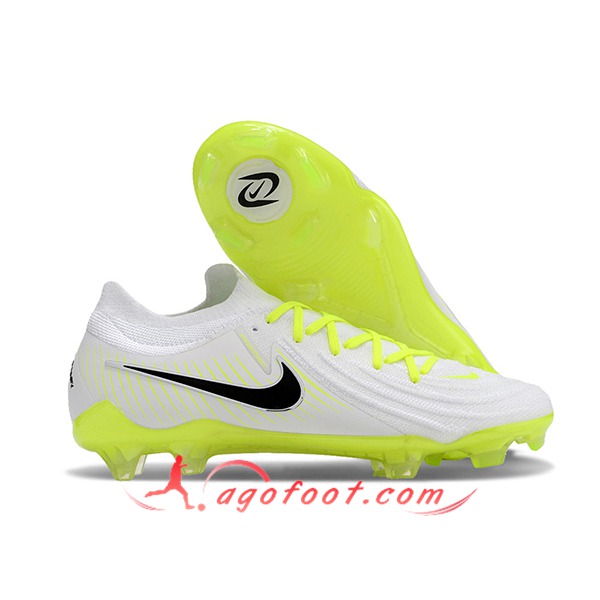 Nike Chaussures de Foot Phantom Luna Elite NU FG Blanc/Noir/Vert -02