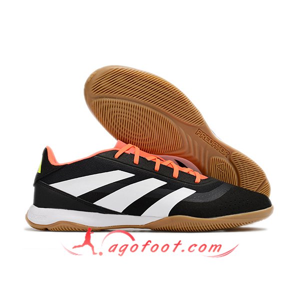 Adidas Chaussures de Foot PREDATOR 24 ELITE IC BOOTS Blanc/Noir/Orange