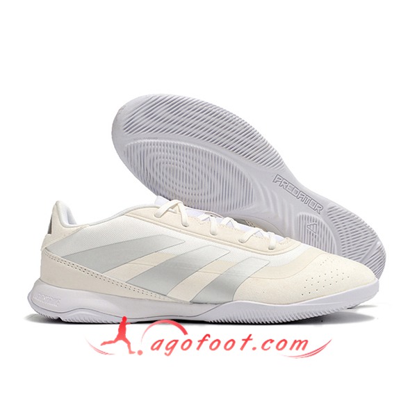 Adidas Chaussures de Foot PREDATOR 24 ELITE IC BOOTS Beige/Gris