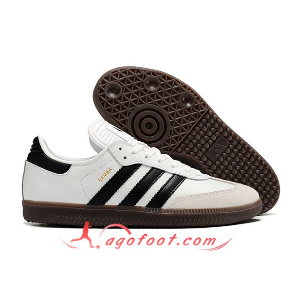 Adidas Chaussures de Foot SAMBA MESSI INDOOR BOOTS Blanc/Gris/Noir