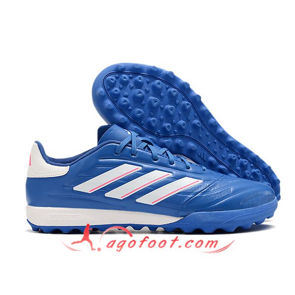 Copa Chaussures de Foot PURE.3 TF BOOTS Bleu/Blanc
