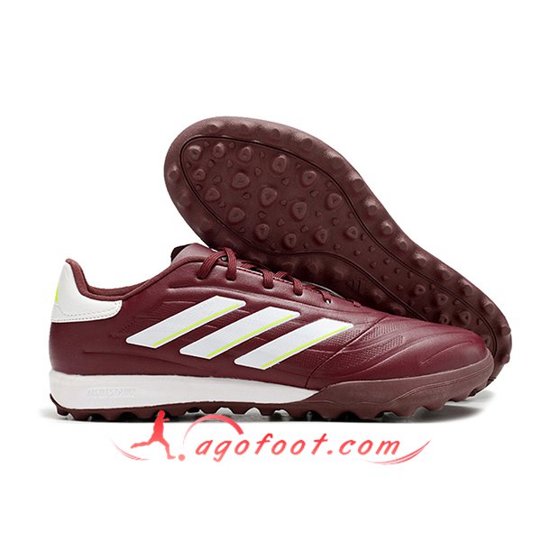 Copa Chaussures de Foot PURE.3 TF BOOTS Vin Rouge