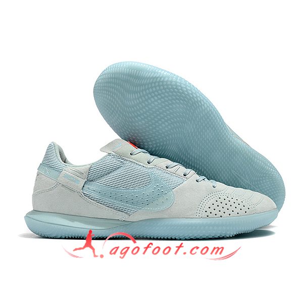 Nike Chaussures de Foot Streetgato Gris/Bleu
