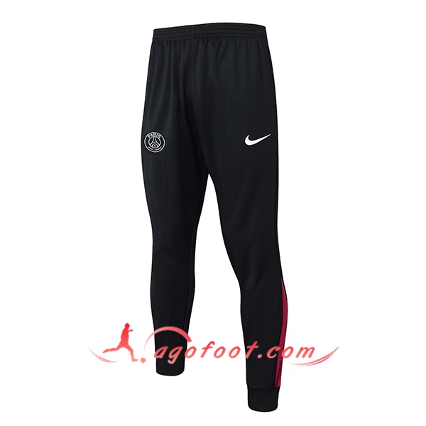Pantalon Foot PSG Noir/Rouge 2024/2025
