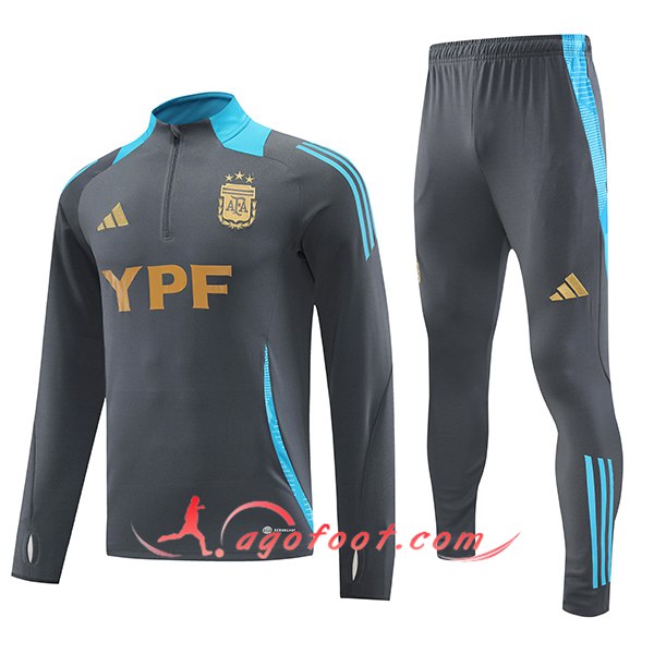 Ensemble Survetement de Foot Argentine Gris/Bleu 2024/2025