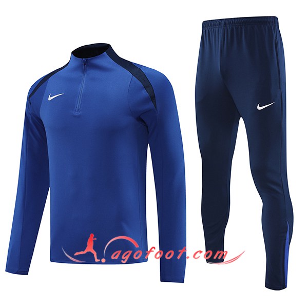 Ensemble Survetement de Foot Nike Bleu Royal 2024/2025