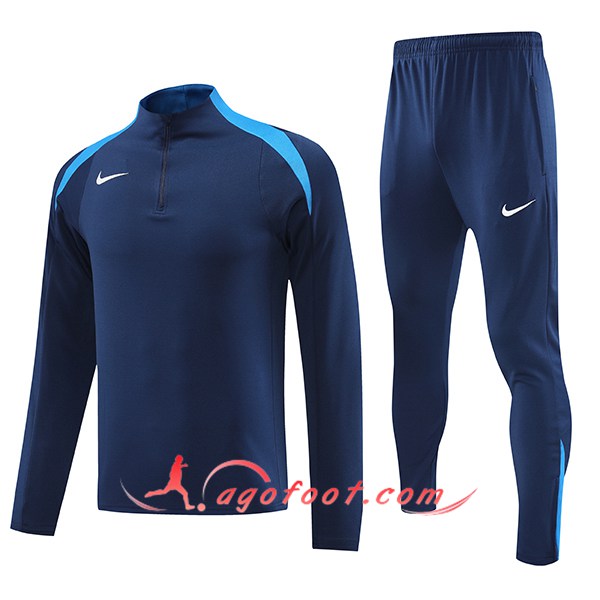 Ensemble Survetement de Foot Nike Bleu Foncé 2024/2025