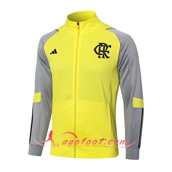 Veste Foot Flamenco Jaune/Gris 2024/2025