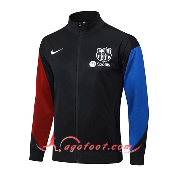Veste Foot FC Barcelone Noir/Rouge/Bleu 2024/2025