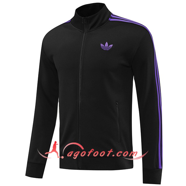 Veste Foot Adidas Noir/Pourpre 2024/2025