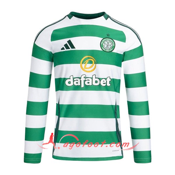 Nouveau Maillot de Foot Celtic FC Domicile Manches Longues 2024/2025