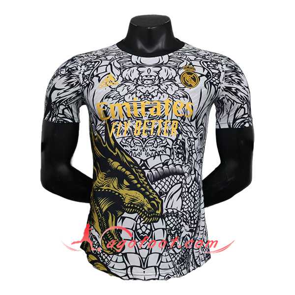 Maillot de Foot Real Madrid Special Edition Blanc/Noir 2024/2025