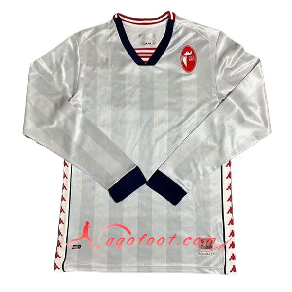 Maillot de Foot Bari Special Edition Manches Longues Gris 2024/2025