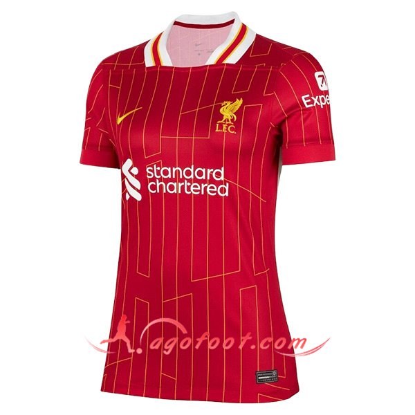 Nouveau Maillot de Foot FC Liverpool Femme Domicile 2024/2025