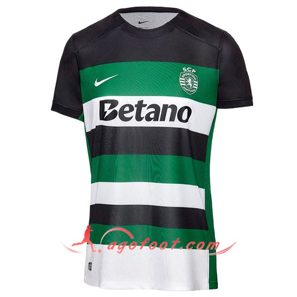 Nouveau Maillot de Foot Sporting Femme Domicile 2024/2025